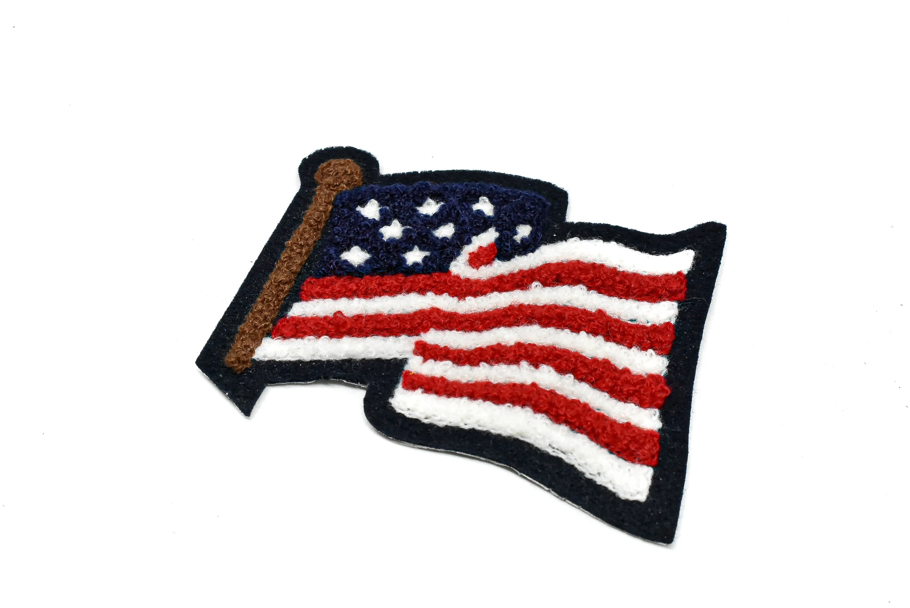 American Flag Patch 3.80" x 3.50"- 1 Piece