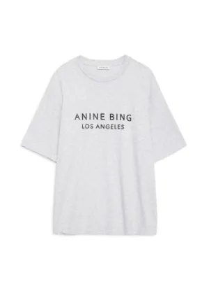 Anine Bing - Myers Tee Anine Bing in Heather Grey