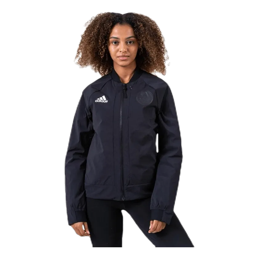 Bomber Jacket White/Black