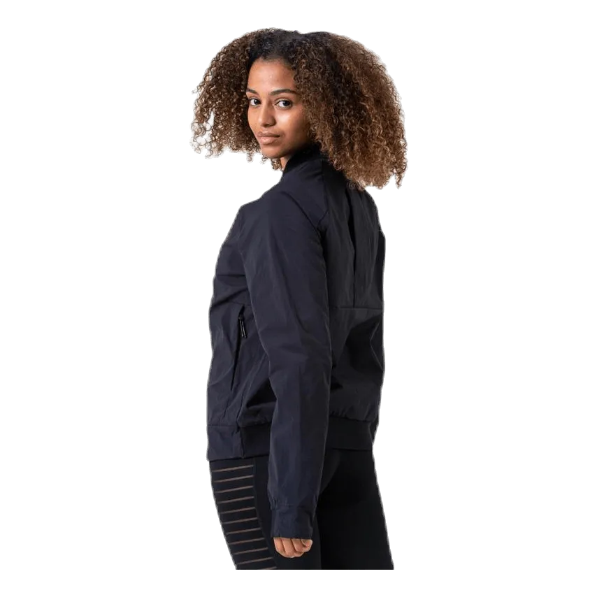 Bomber Jacket White/Black