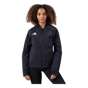 Bomber Jacket White/Black