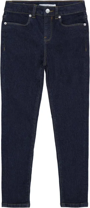 Calvin Klein Girls' Skinny Fit Stretch Denim 5-Pocket Jeans