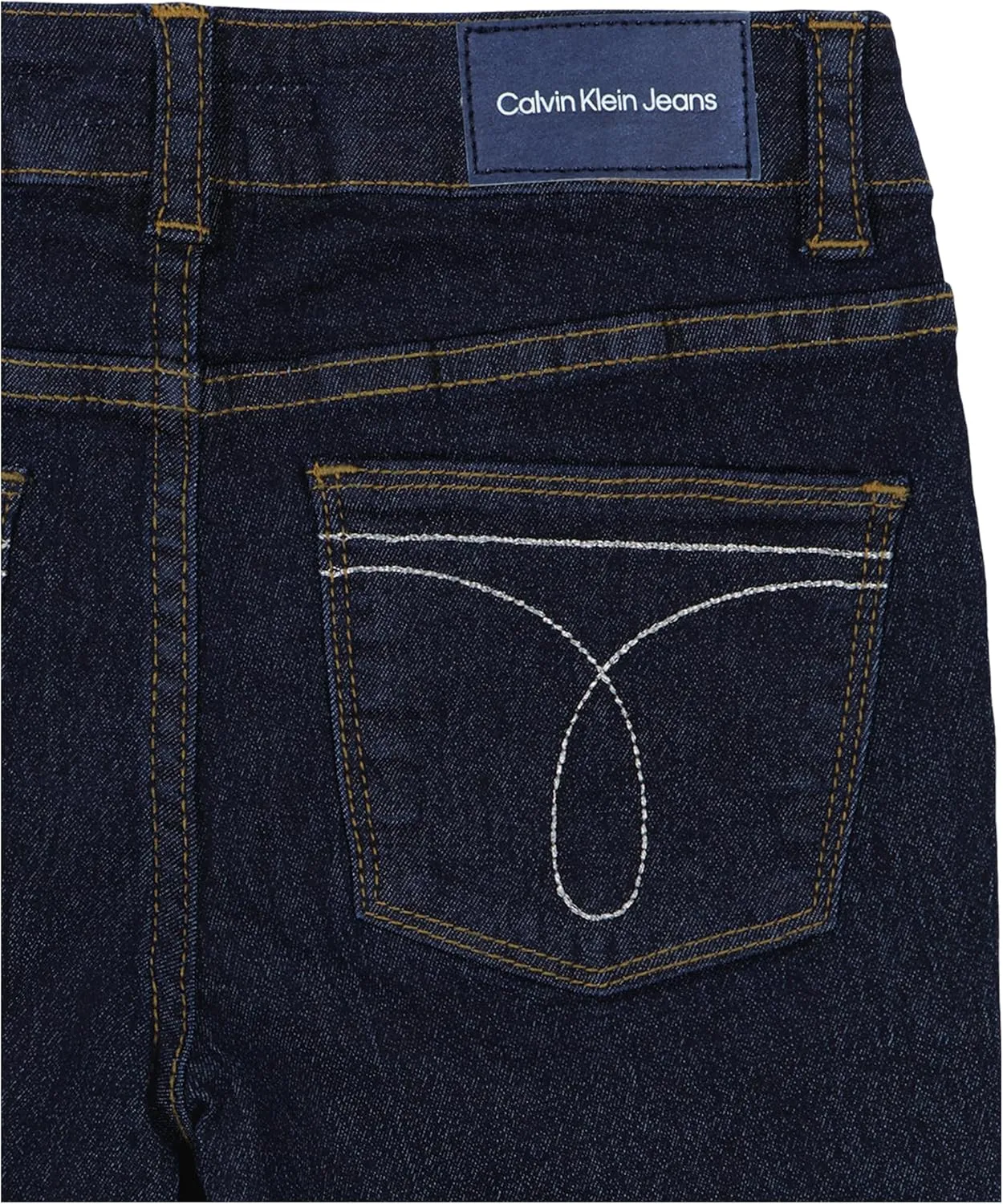 Calvin Klein Girls' Skinny Fit Stretch Denim 5-Pocket Jeans