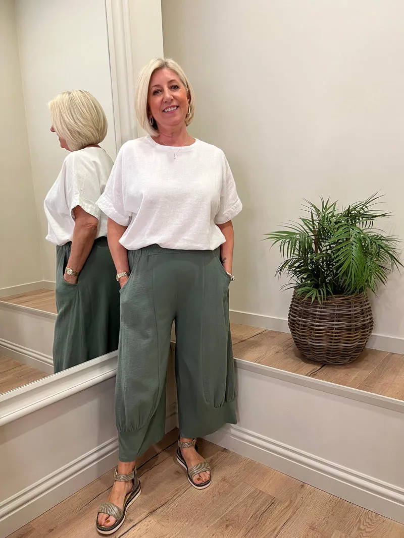 Cocoon Joggers Khaki