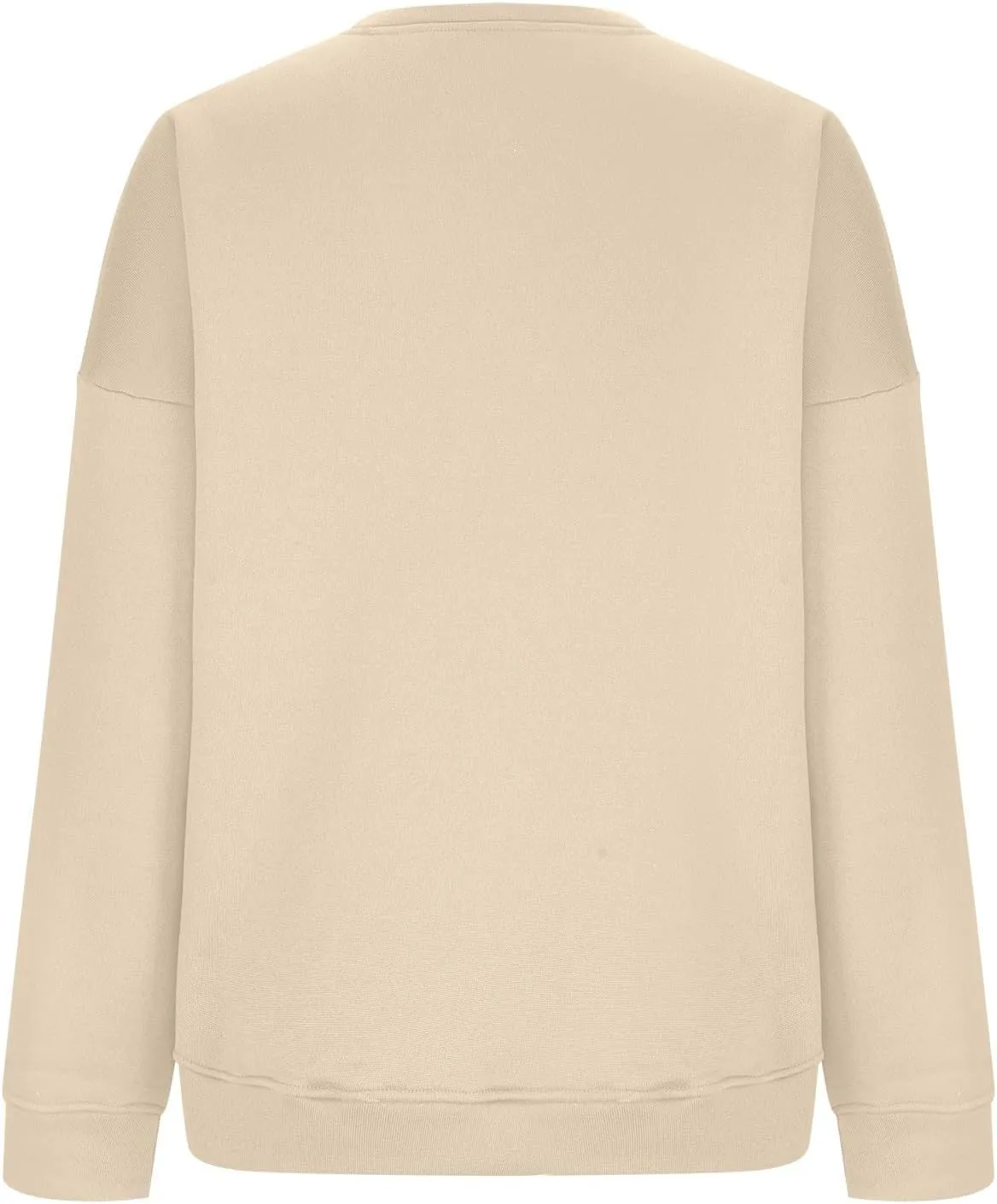 Crewneck Sweatshirts Women Soft Plain Oversized Sweatshirt Comfy Drop Shoulder Cute Hoodie Fleece Pullover Sweater