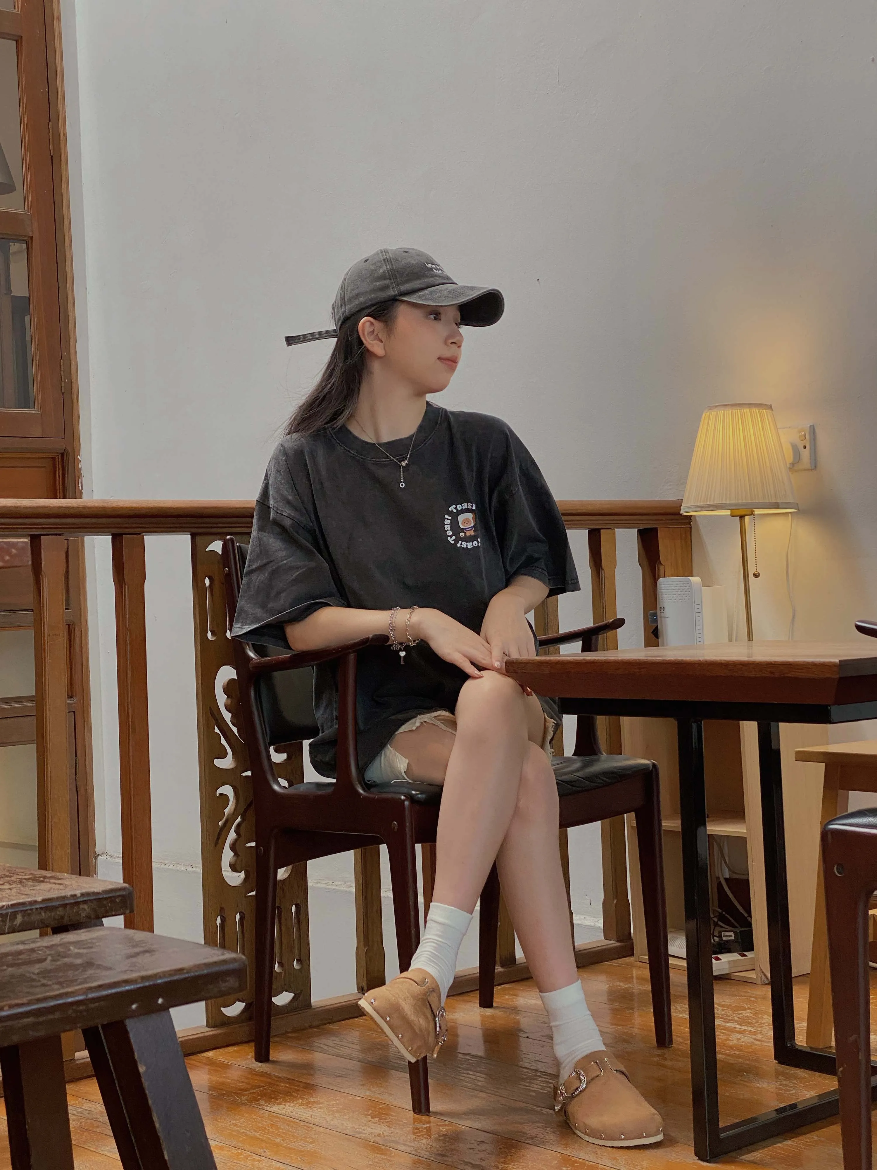 [EM] Toast Logo Adult T-Shirt Collection DARK GREY