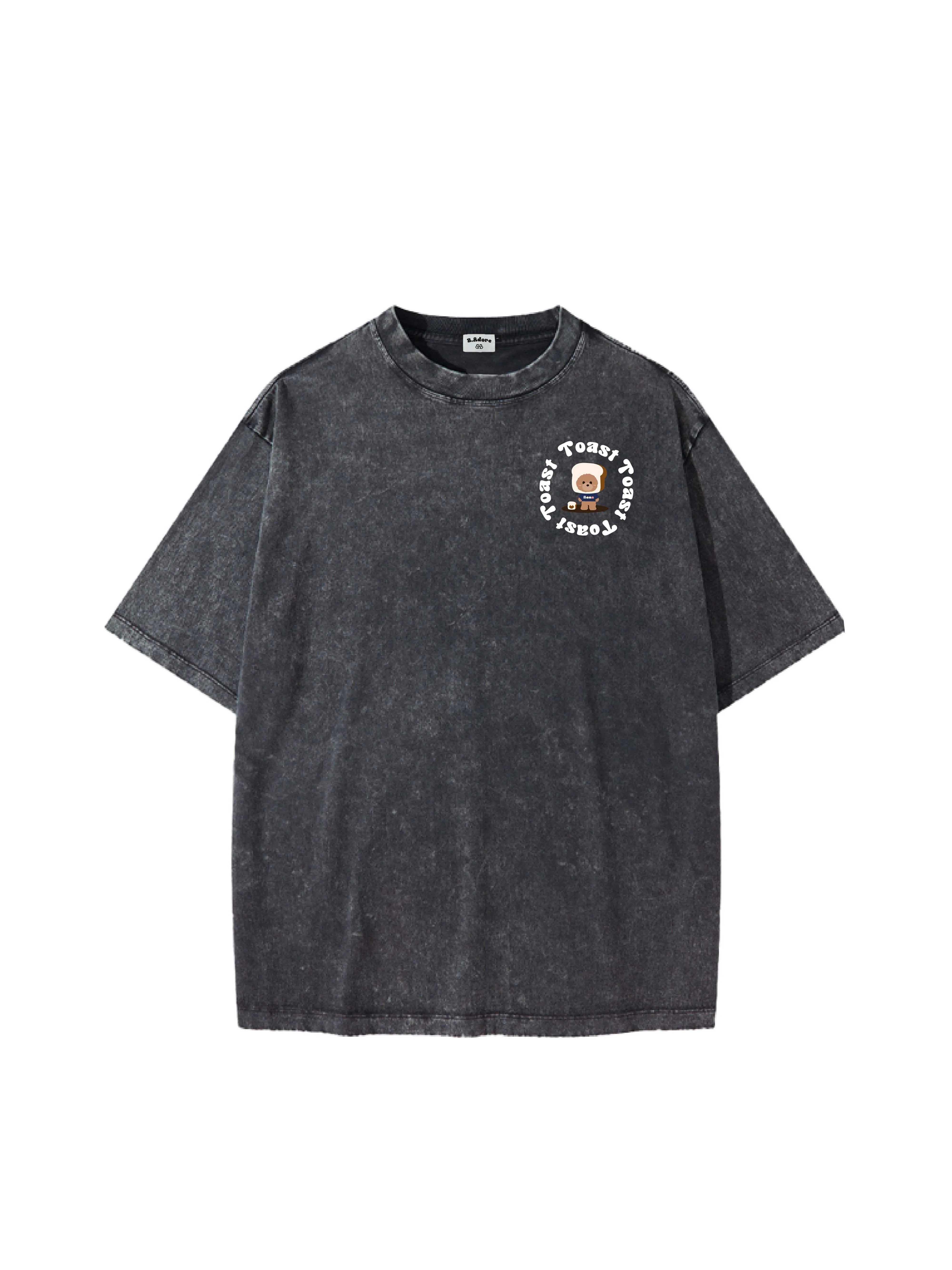 [EM] Toast Logo Adult T-Shirt Collection DARK GREY