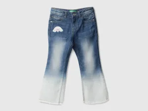 Girls Ombre Boot Cut Jeans Girls Ombre Boot Cut Jeans