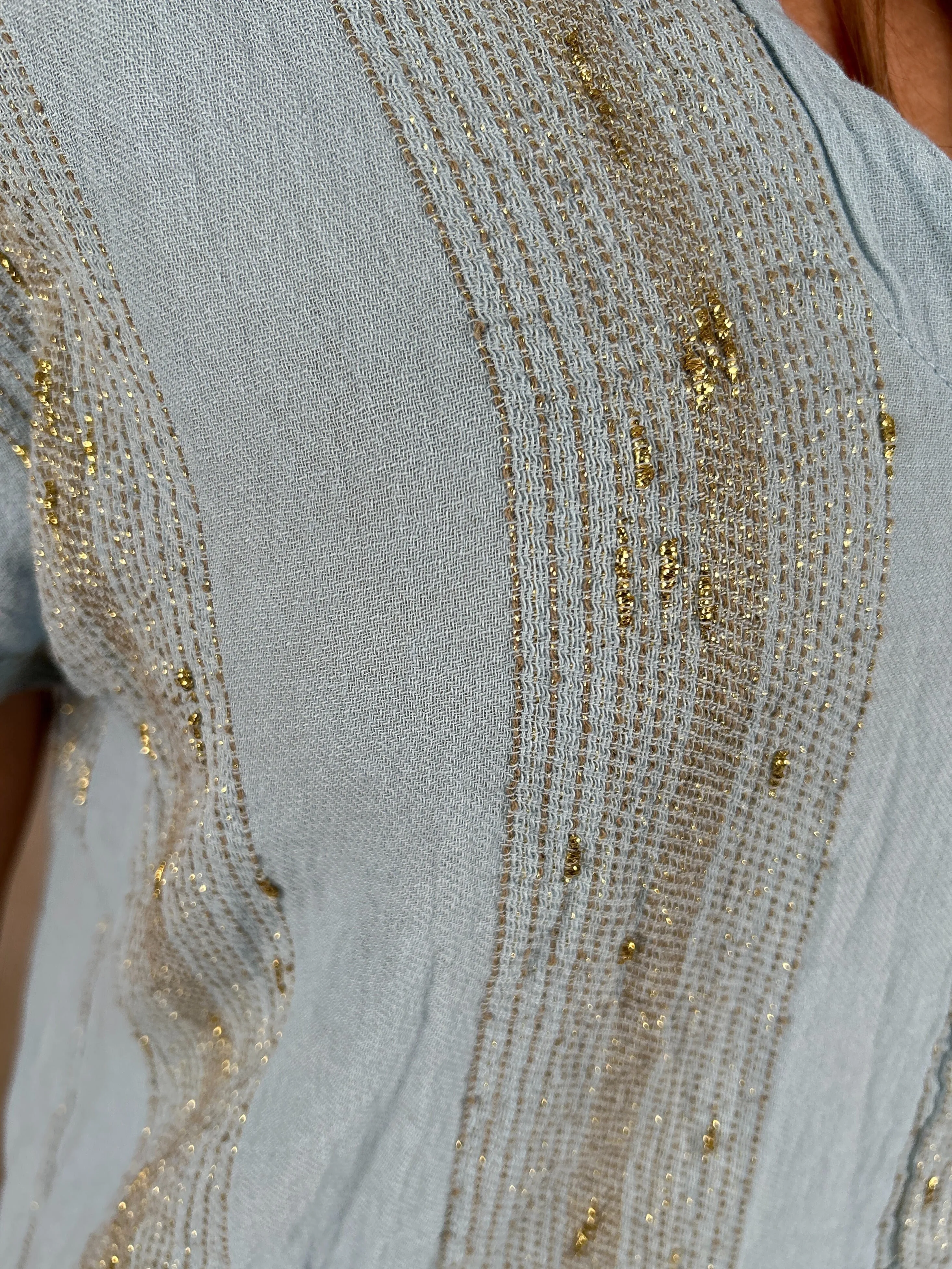 Glenda Gold Linen Set