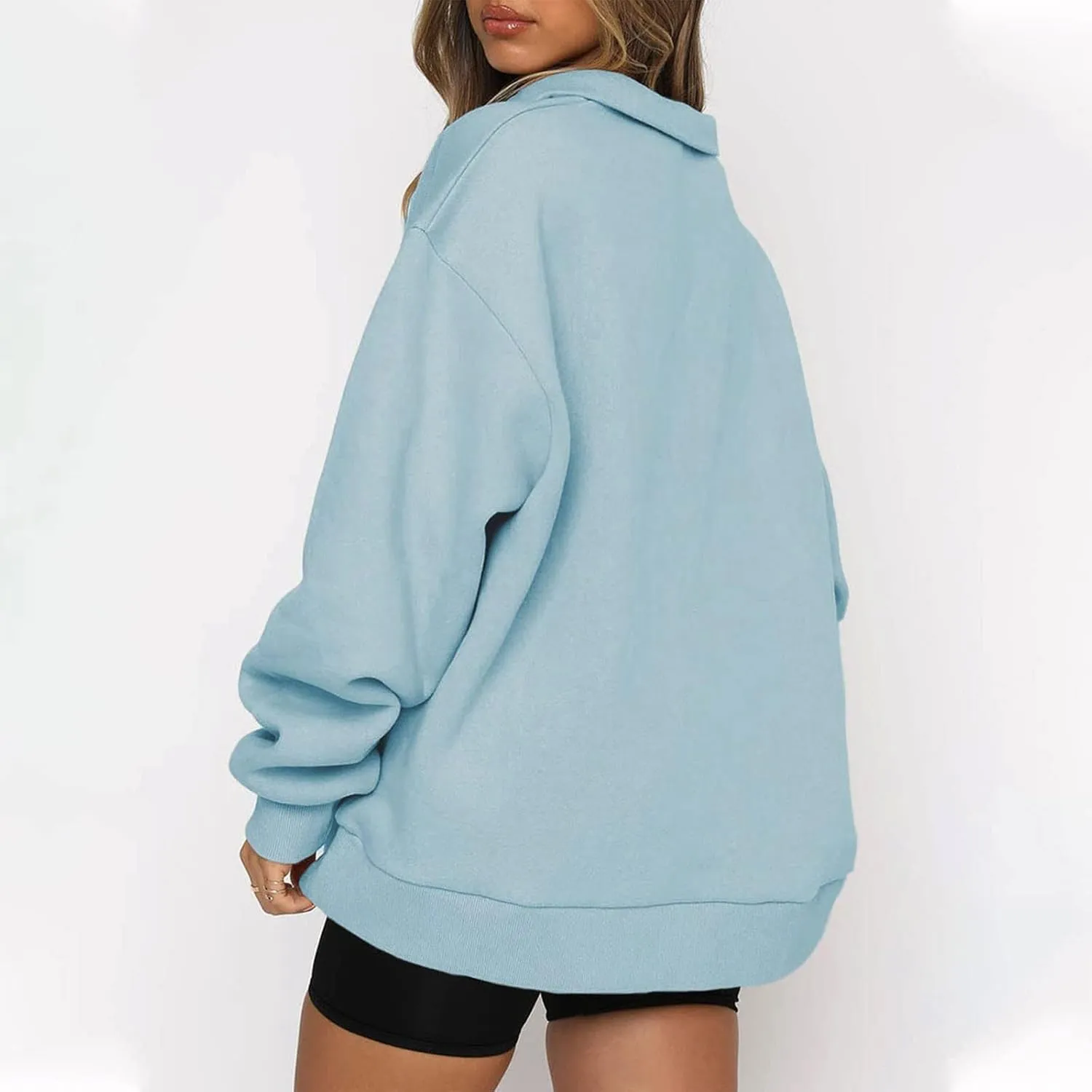 Half Zip Pullover Women Alaska Eagles Letter Print Graphic Sweatshirts for Women Long Sleeve Fall Tops