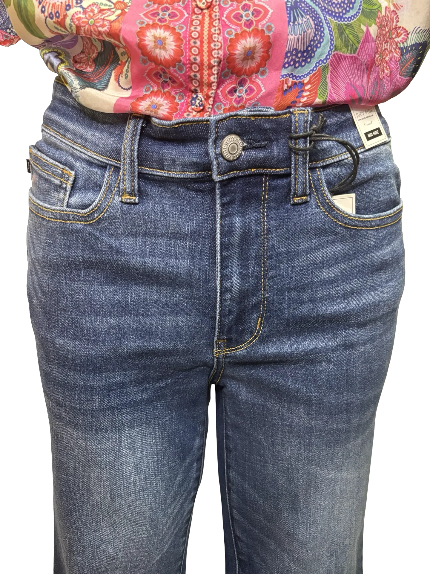 Judy Blue MR Non Distressed Hem Bootcut Jean