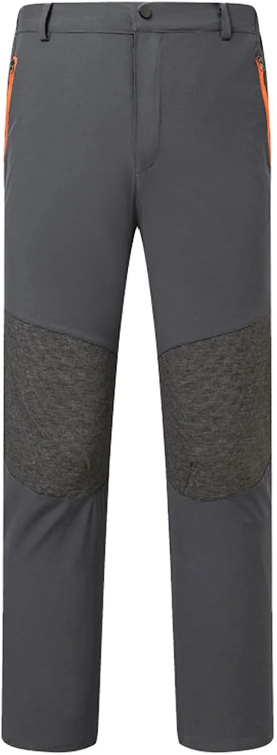Men's Athletic Pants Fashion Stylish Plush Thickened Assault Pant Casual Loose Color Block Hiking Sweatpants 2023