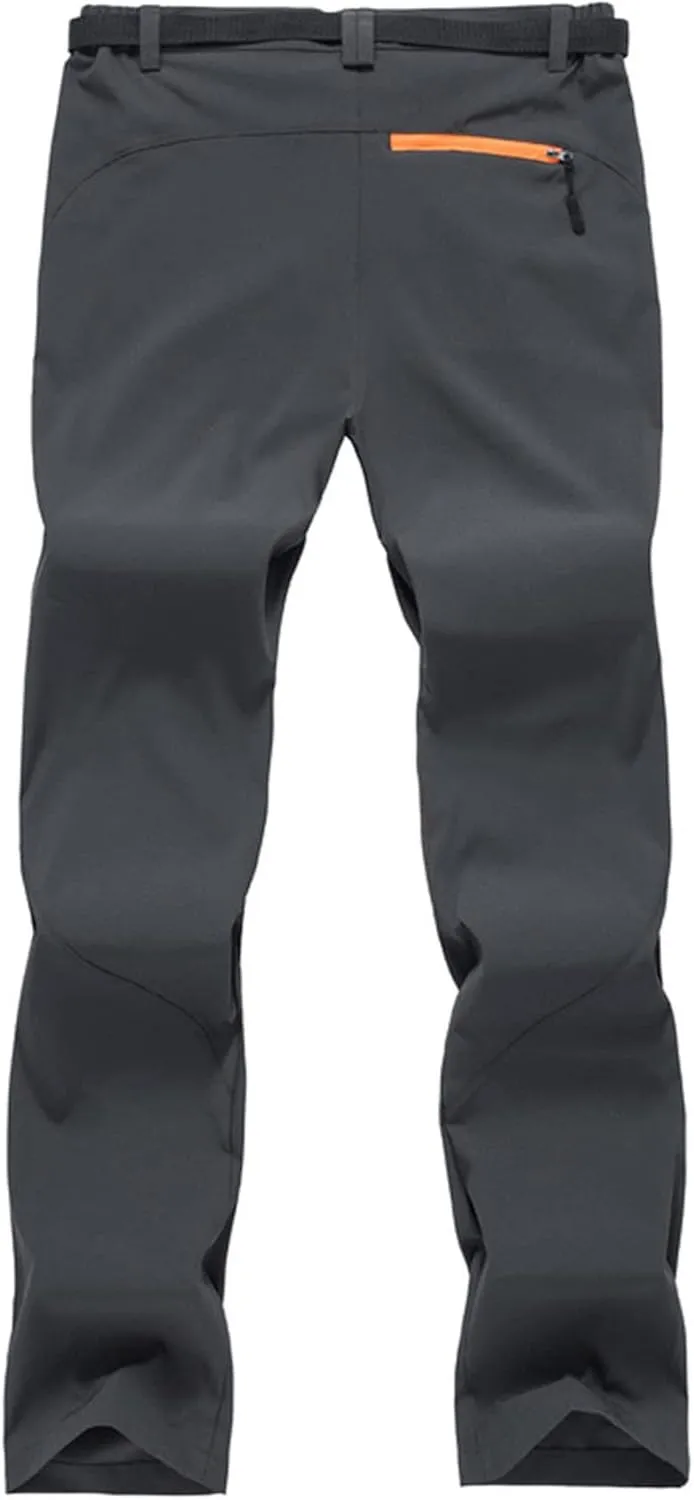 Men's Athletic Pants Fashion Stylish Plush Thickened Assault Pant Casual Loose Color Block Hiking Sweatpants 2023
