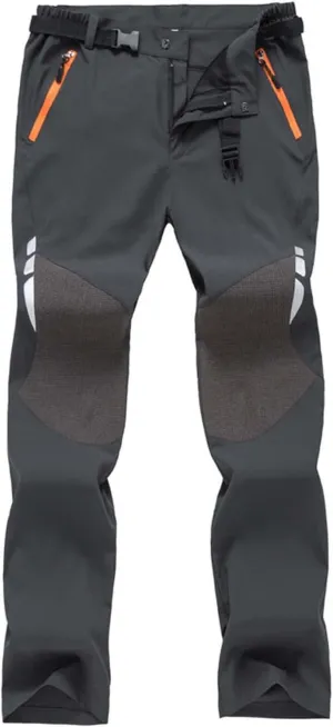 Men's Athletic Pants Fashion Stylish Plush Thickened Assault Pant Casual Loose Color Block Hiking Sweatpants 2023