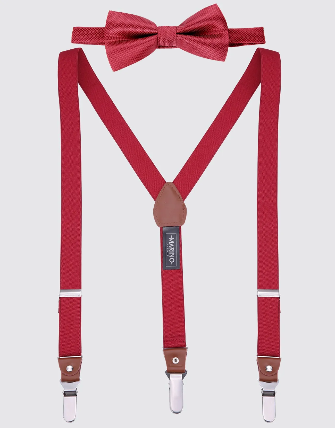 Men's  Elastic 1" Kloope Suspenders Bow Tie