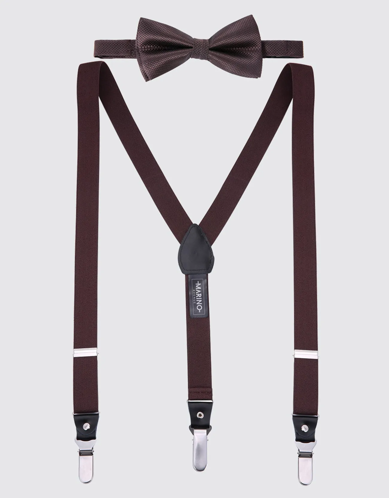Men's  Elastic 1" Kloope Suspenders Bow Tie
