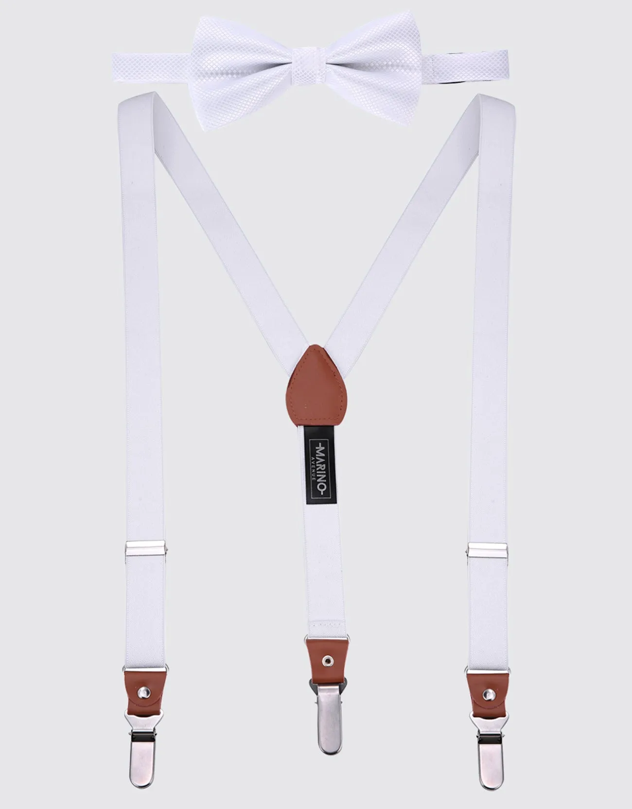 Men's  Elastic 1" Kloope Suspenders Bow Tie