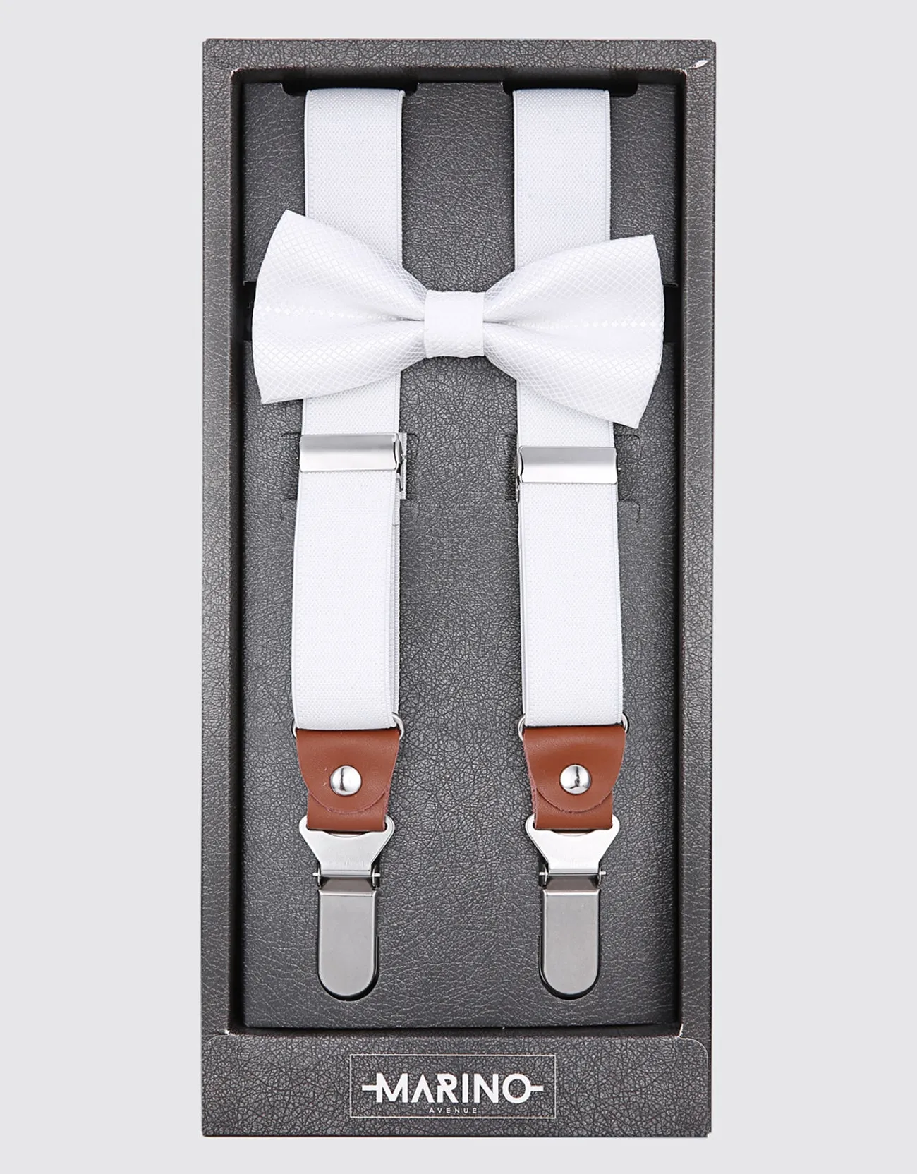 Men's  Elastic 1" Kloope Suspenders Bow Tie