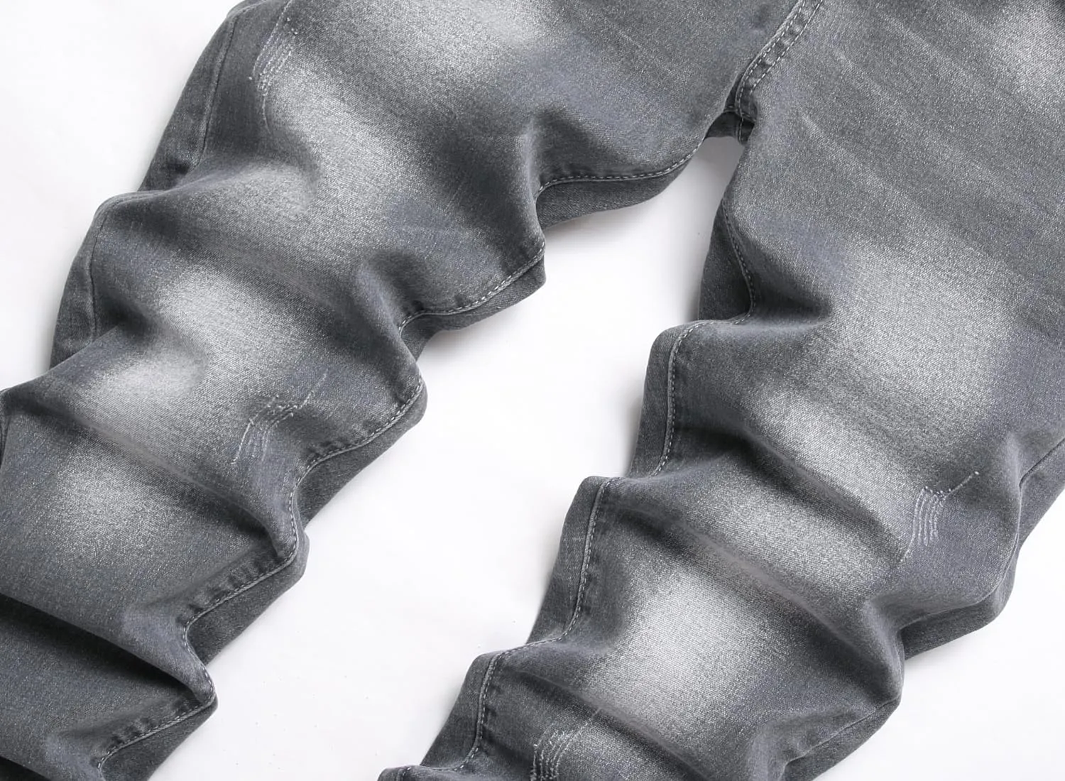 Men's Slim Fit Stretch Jeans Ripped Skinny Jeans for Men, Fashion Straight Leg Comfort Flex Waist Cargo Denim Pants