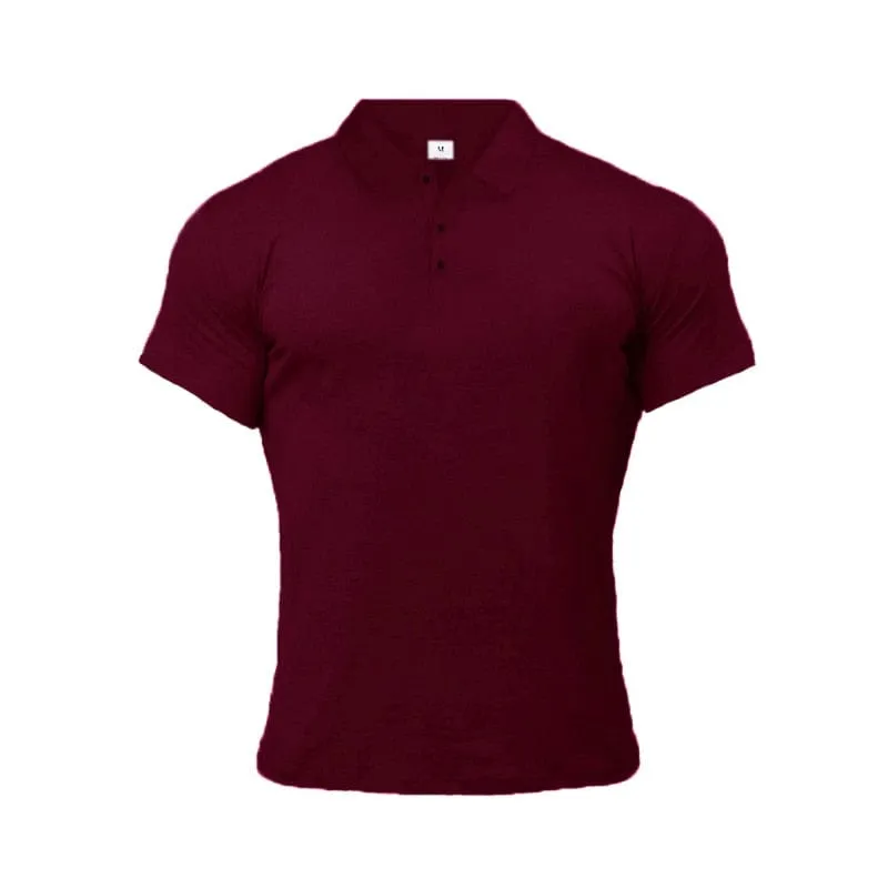 Men's thiery  muscle polo