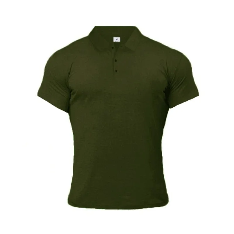 Men's thiery  muscle polo