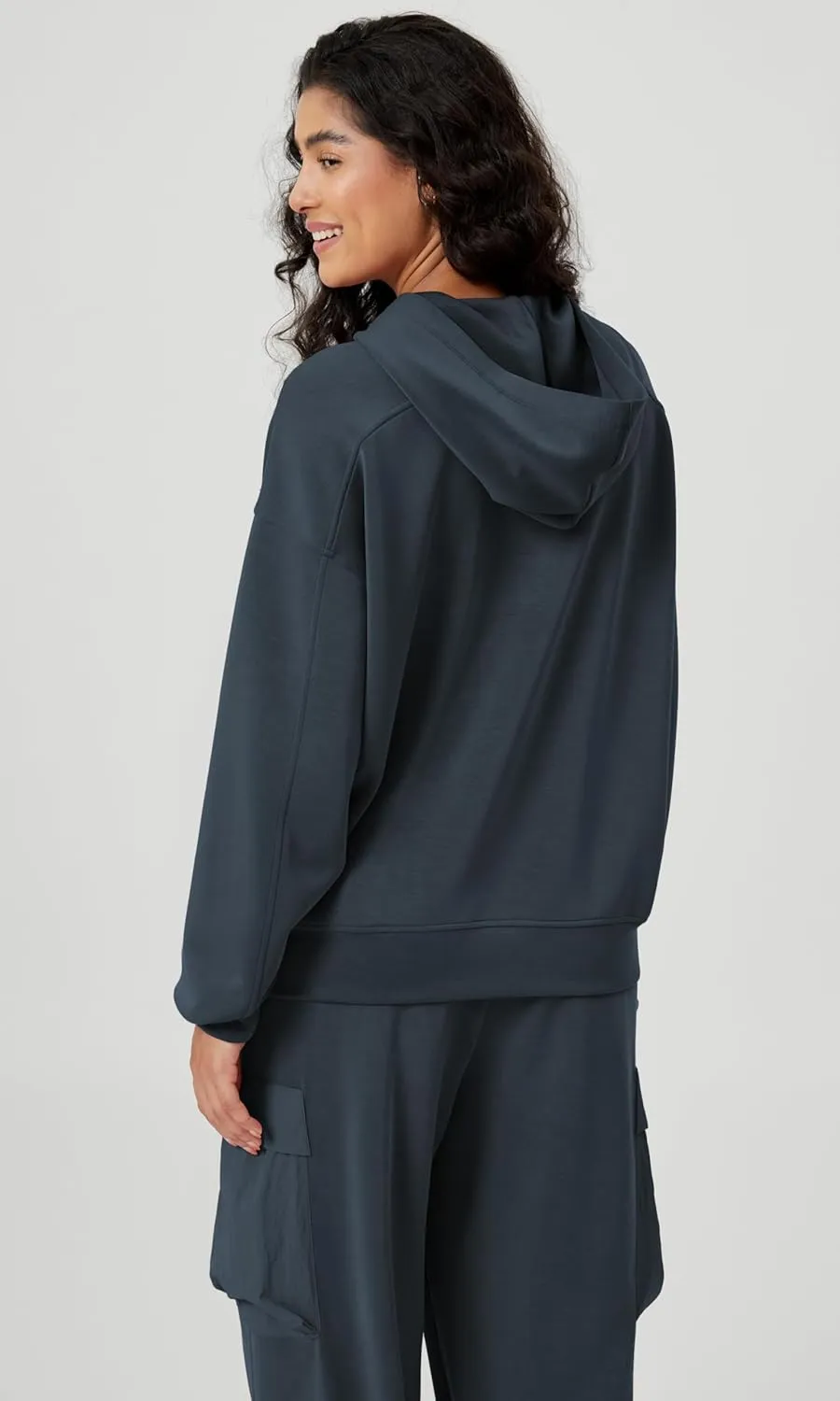 ODODOS Women's Modal Soft Oversized Hoodies Long Sleeve Hooded Sweatshirts Pullover Top with Kangaroo Pocket