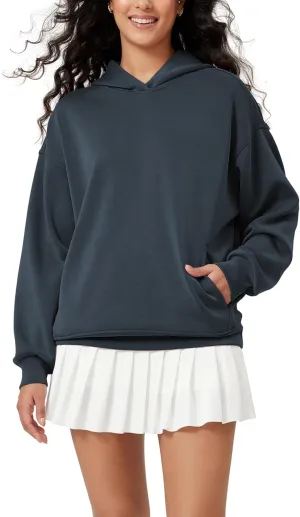 ODODOS Women's Modal Soft Oversized Hoodies Long Sleeve Hooded Sweatshirts Pullover Top with Kangaroo Pocket