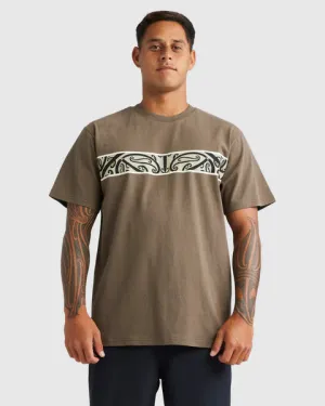 Quiksilver Ta Kehu - Men's Kowhaiwhai Mangopare Panel T-Shirt