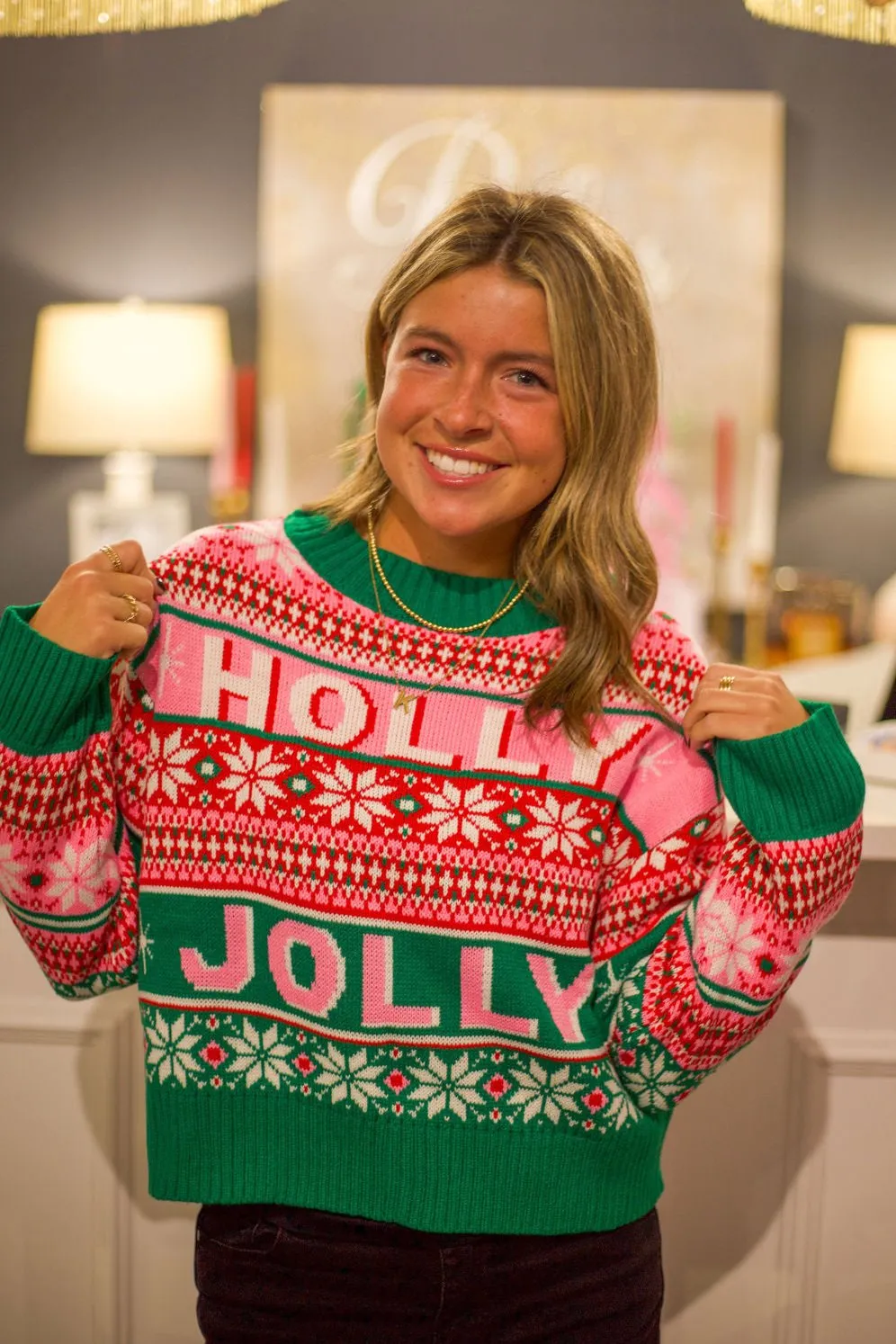 "Holly Jolly" Sweater Top