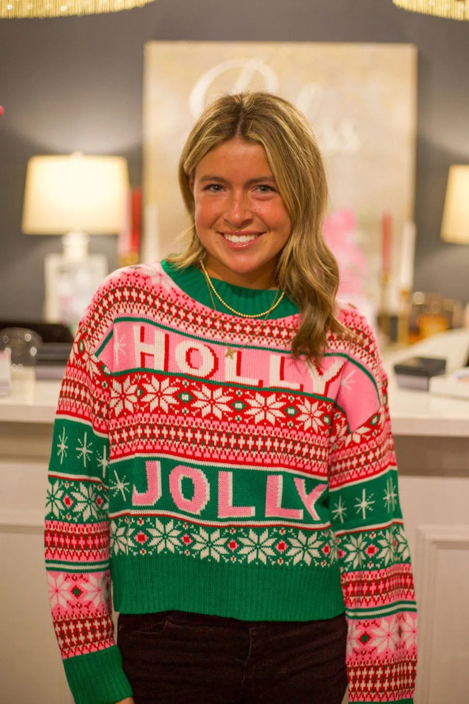 "Holly Jolly" Sweater Top
