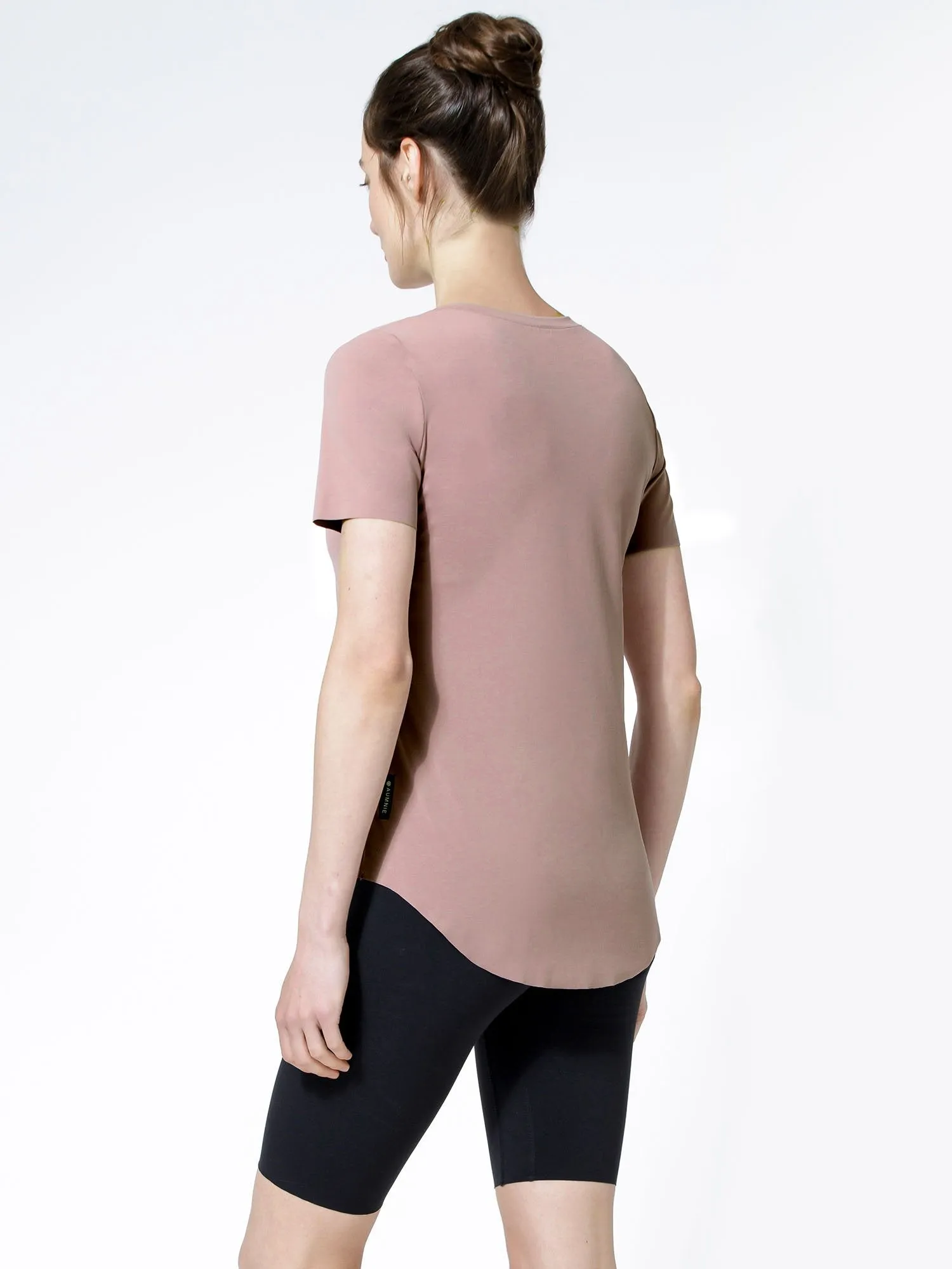 RELAXED NUDE TEE, ASH MAUVE