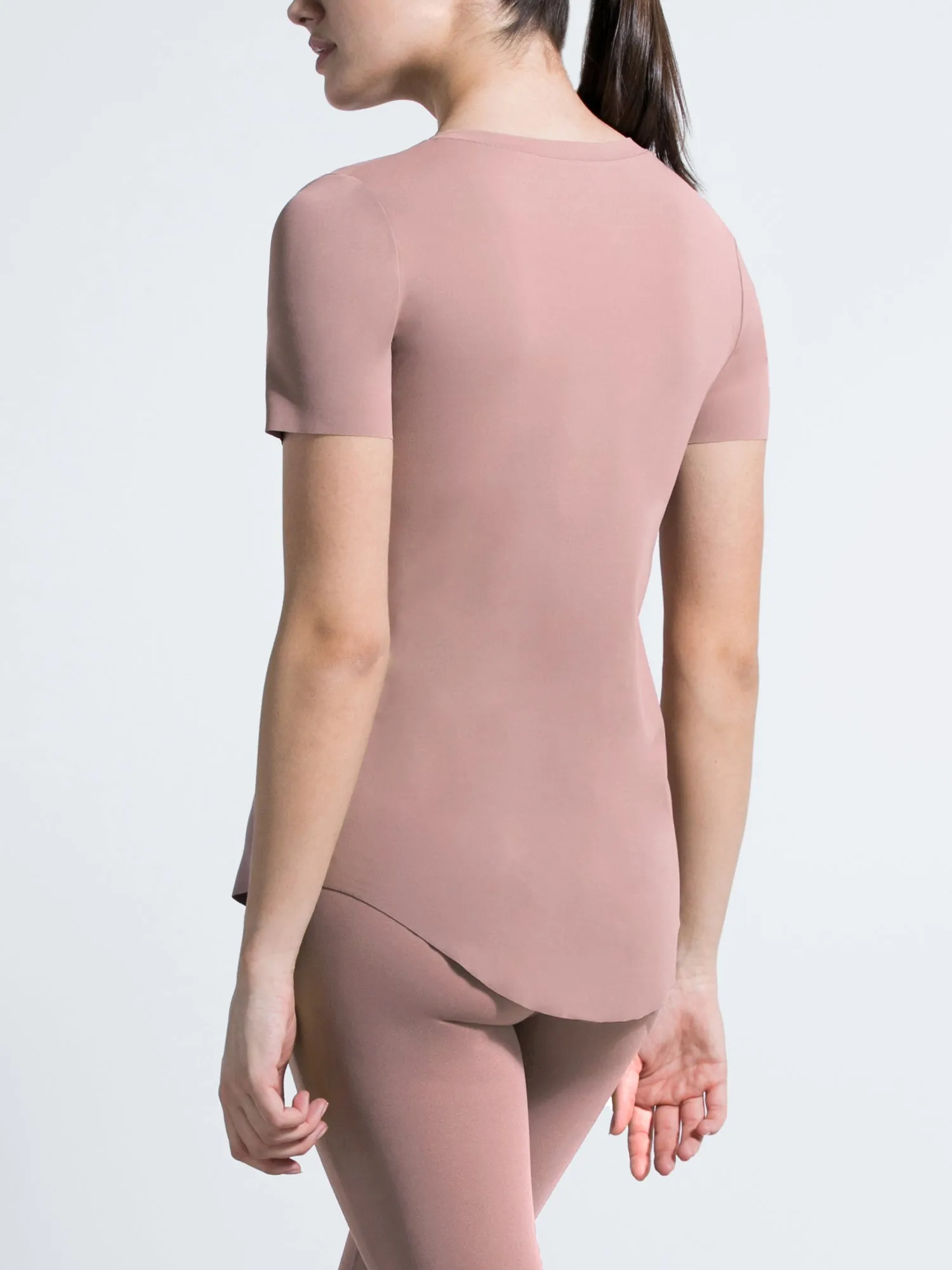 RELAXED NUDE TEE, ASH MAUVE