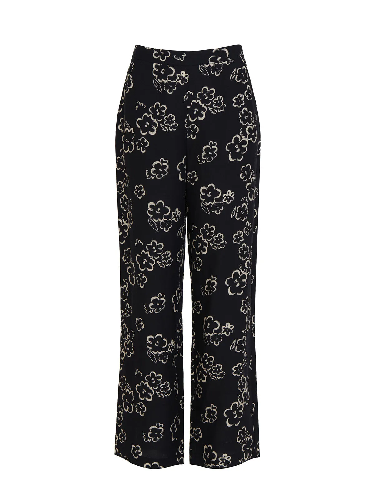 Rina Sketch Floral Trousers