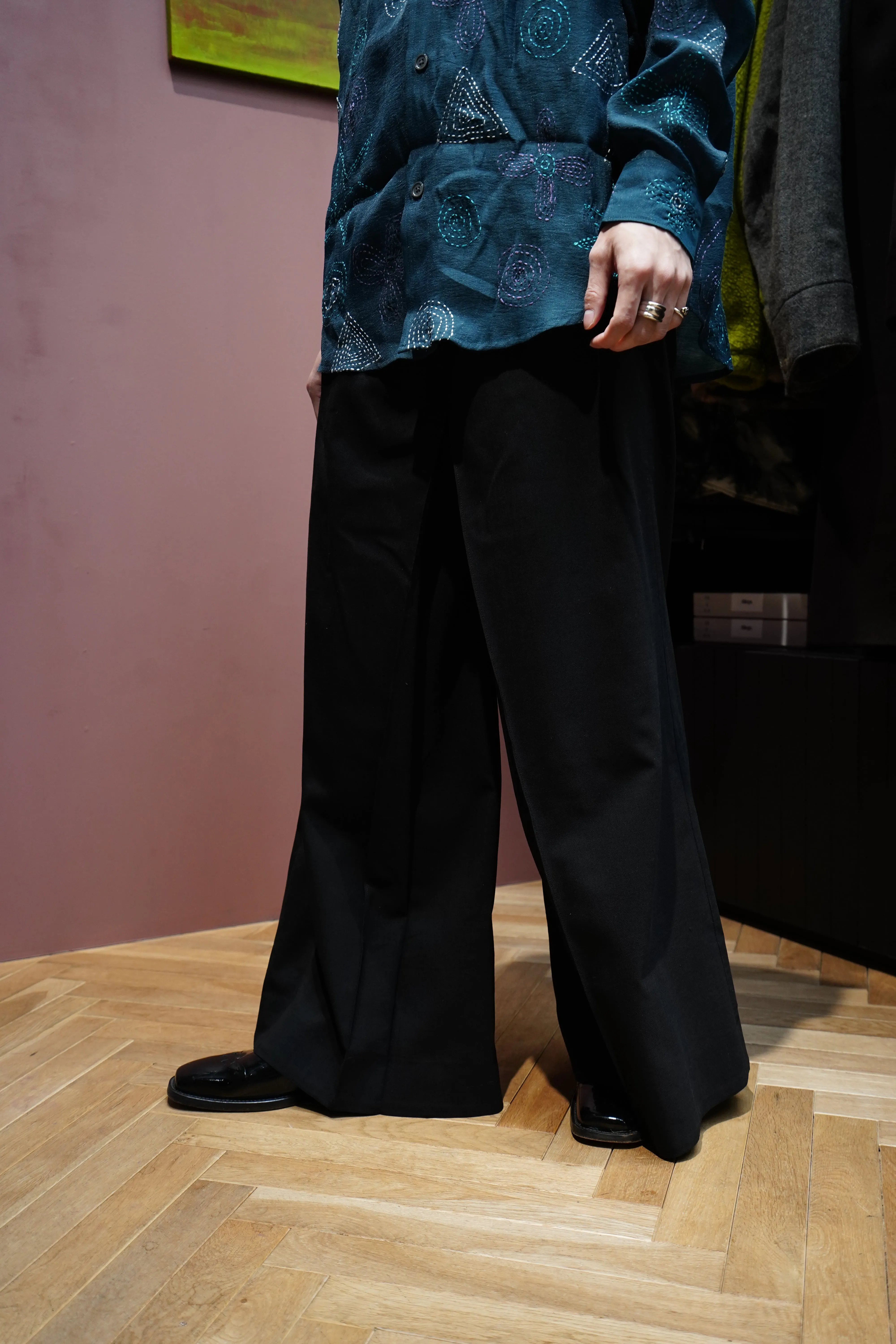 Sasquatchfabrix. HAKAMA SLACKS(BLACK)