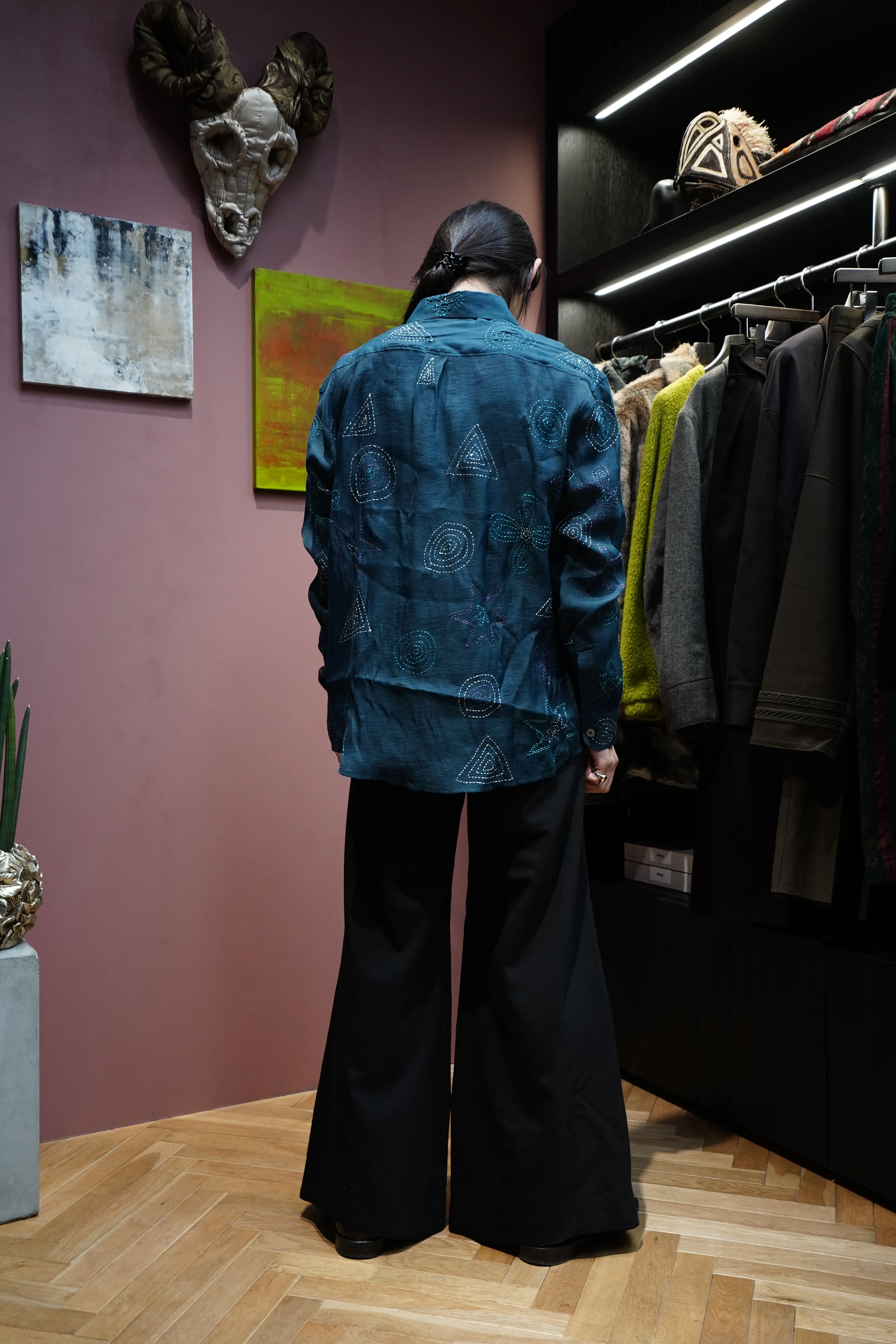 Sasquatchfabrix. HAKAMA SLACKS(BLACK)