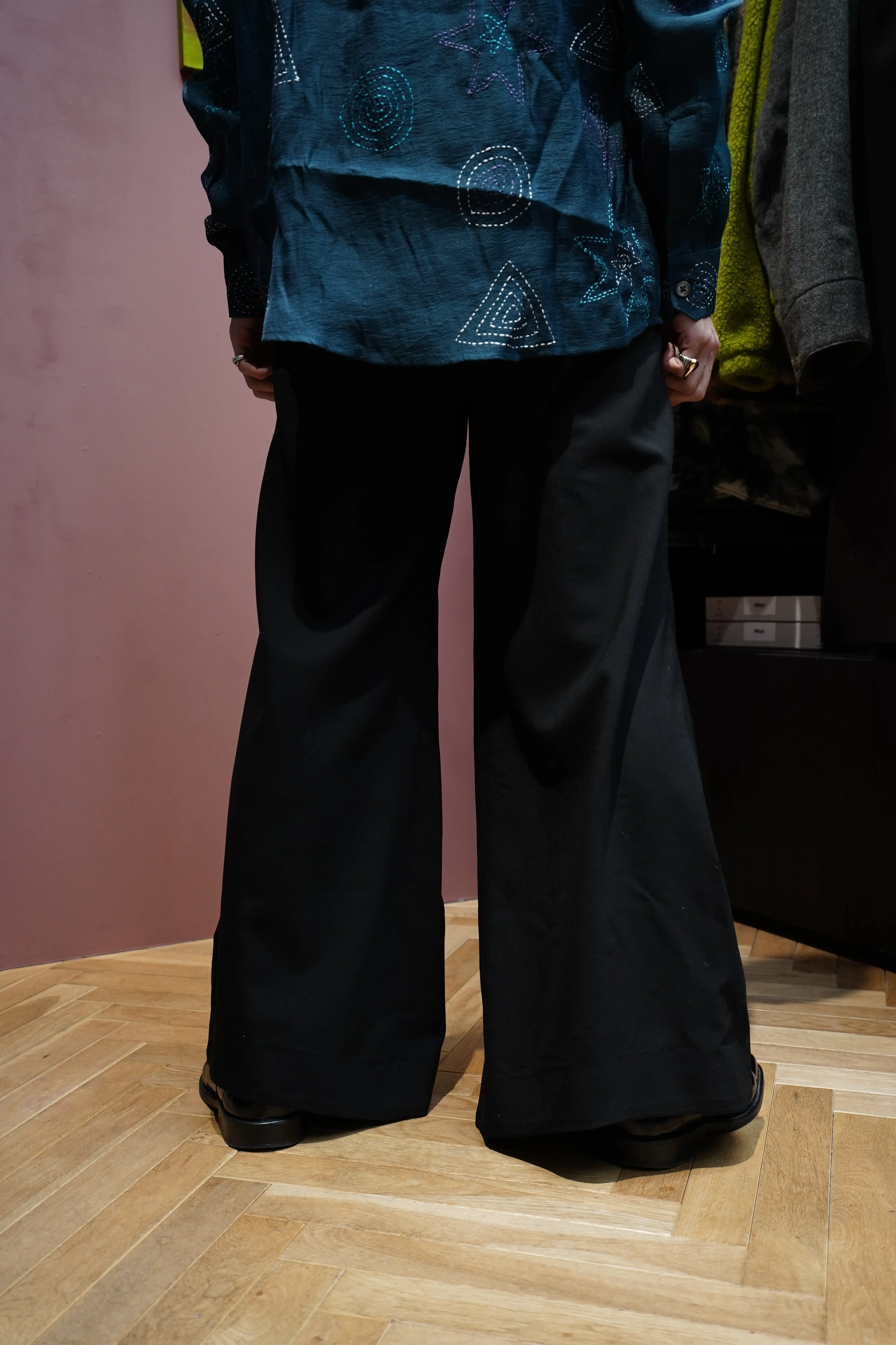 Sasquatchfabrix. HAKAMA SLACKS(BLACK)