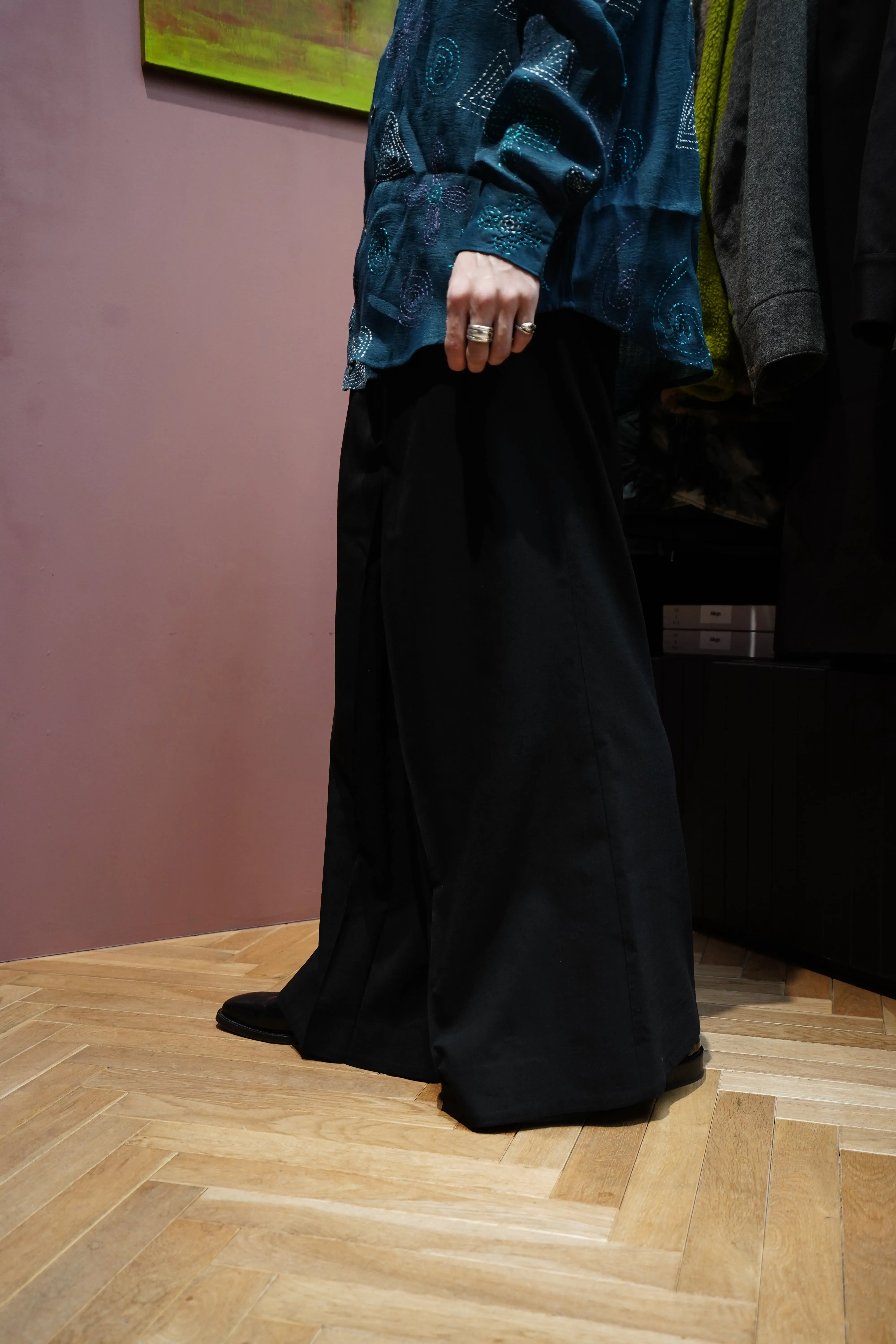 Sasquatchfabrix. HAKAMA SLACKS(BLACK)