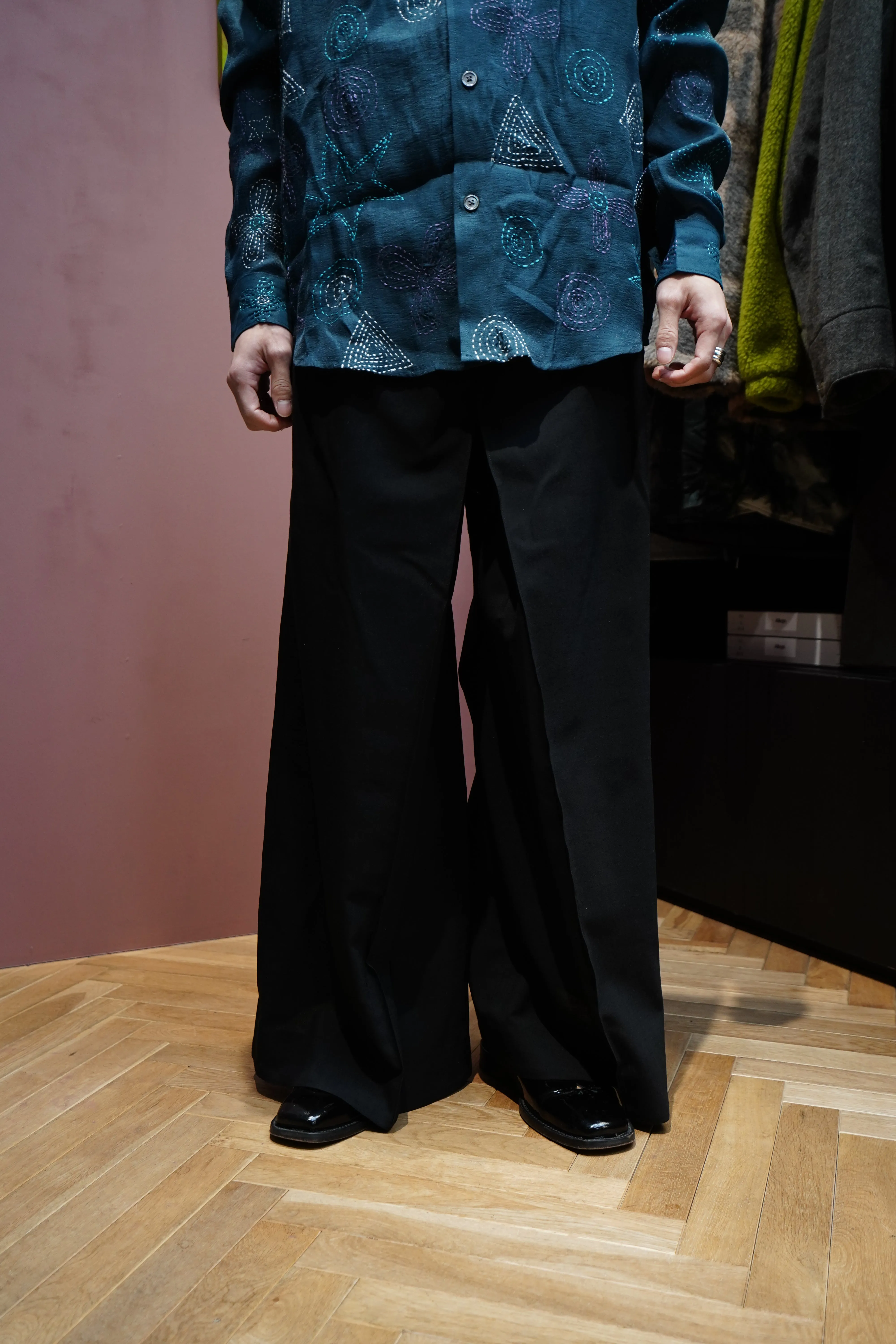 Sasquatchfabrix. HAKAMA SLACKS(BLACK)