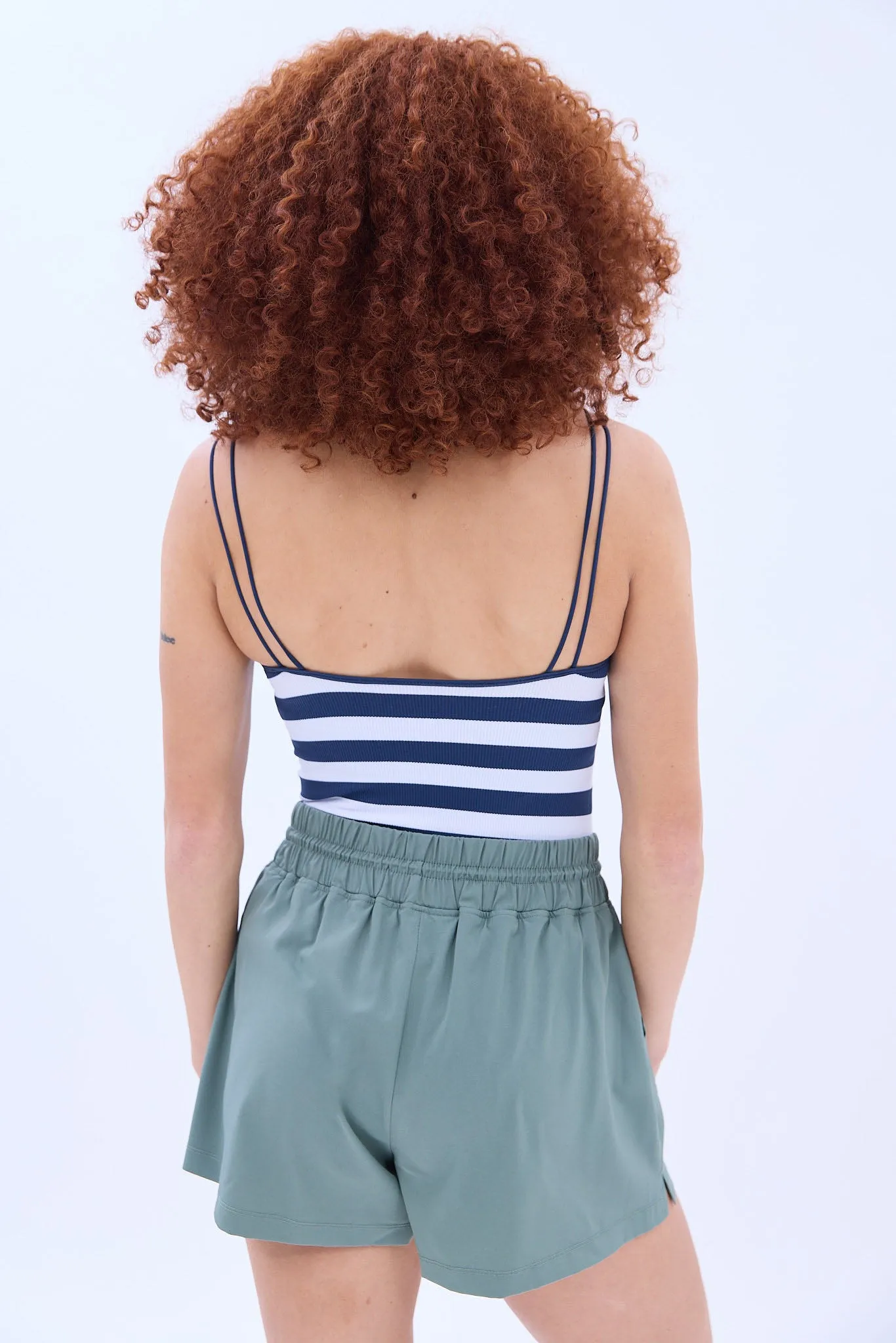 Seamless Bungee Strap Cami Bodysuit