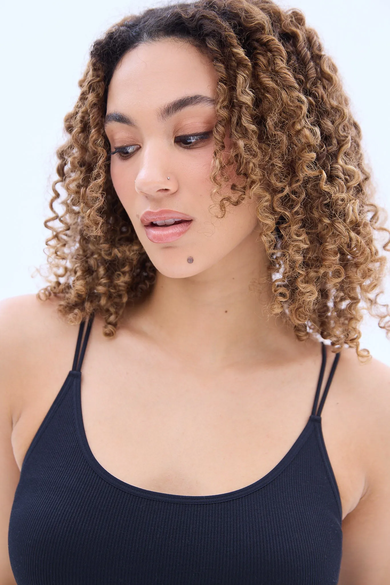 Seamless Bungee Strap Cami Bodysuit