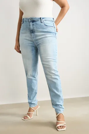 Skinny Fit Jeans-Ice Blue Wash