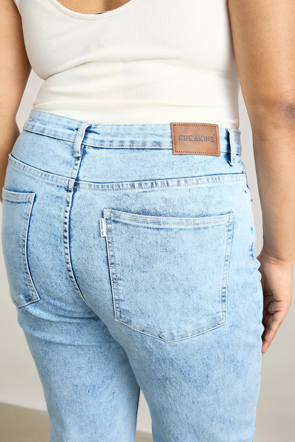 Skinny Fit Jeans-Ice Blue Wash