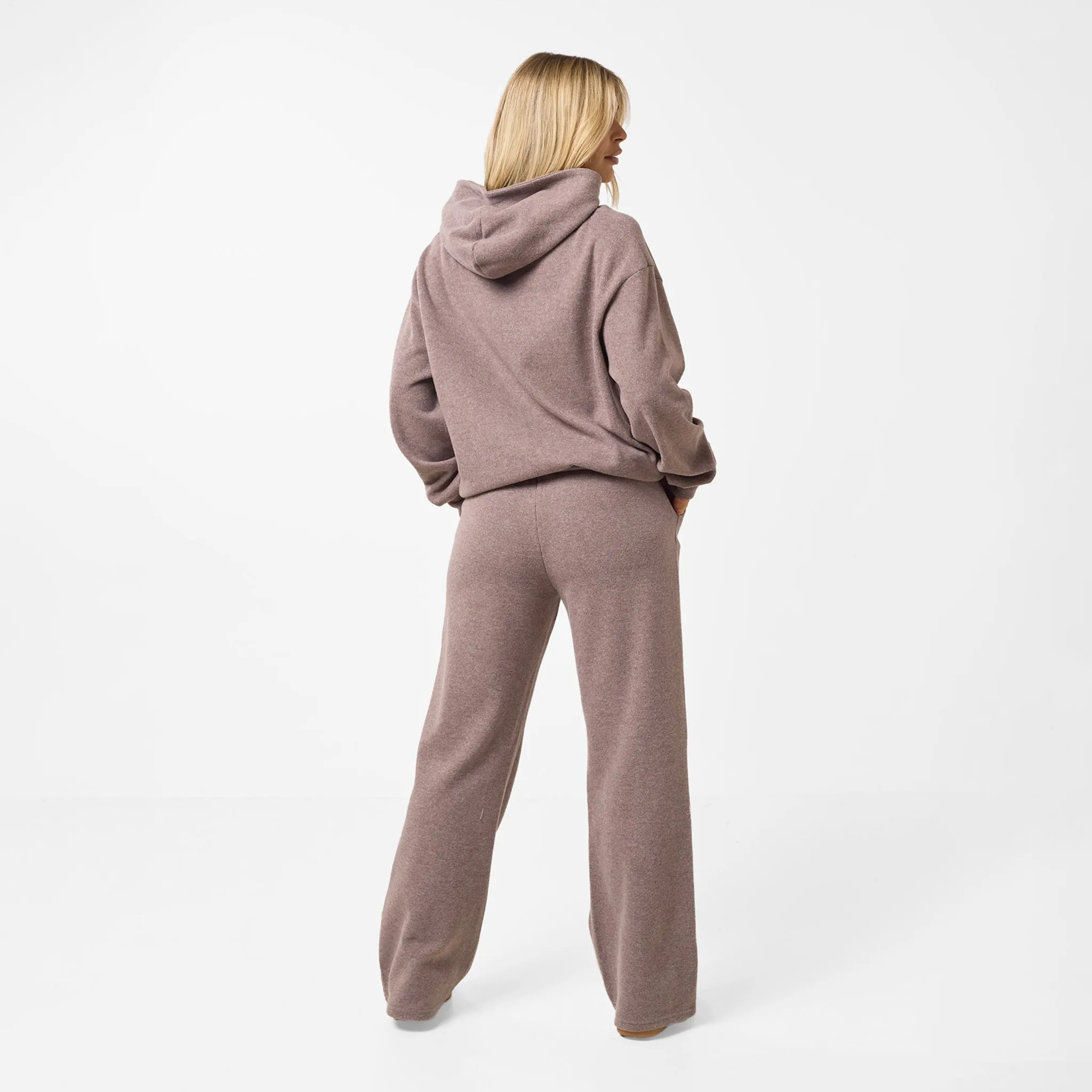 Soft Knit Tracksuit I Brown
