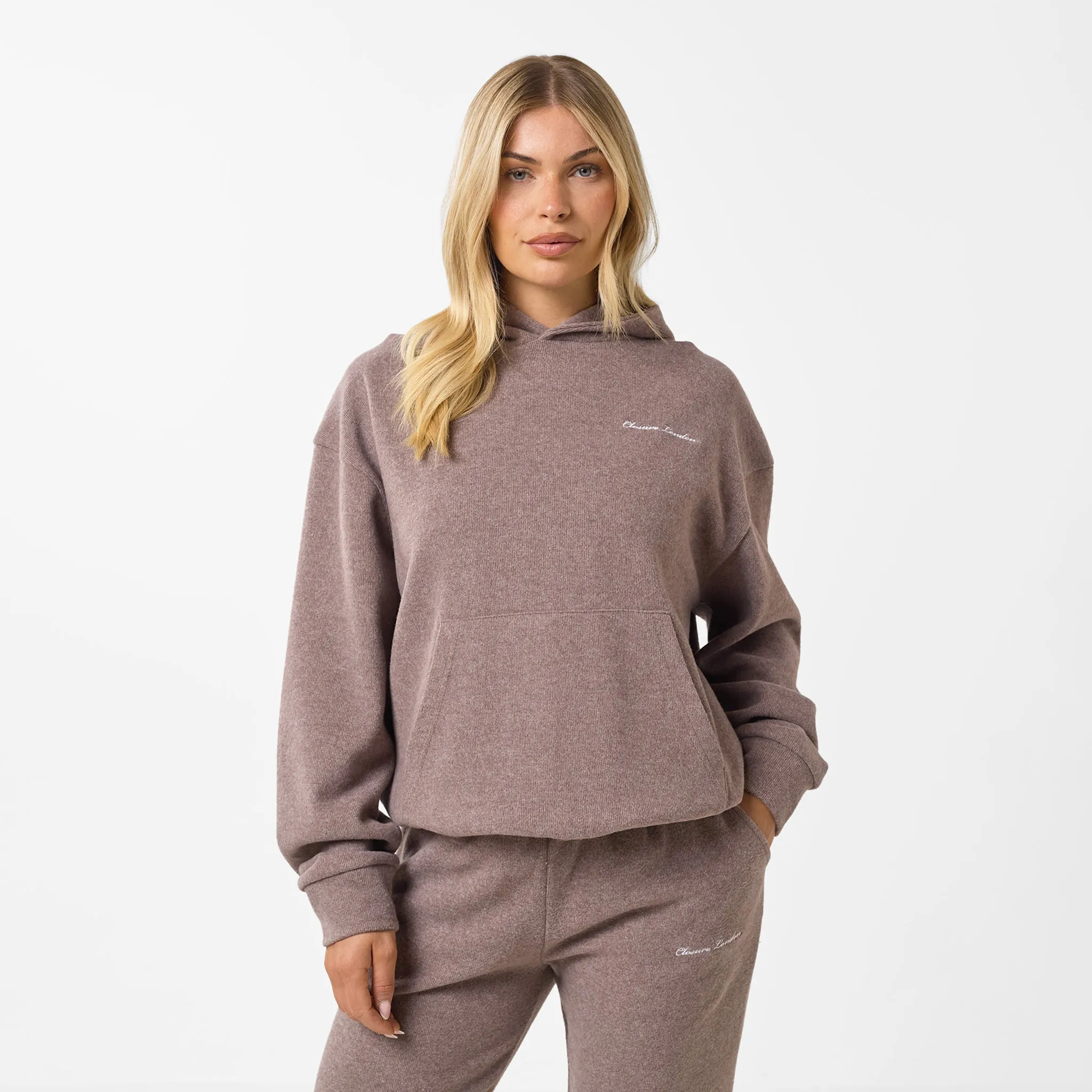 Soft Knit Tracksuit I Brown