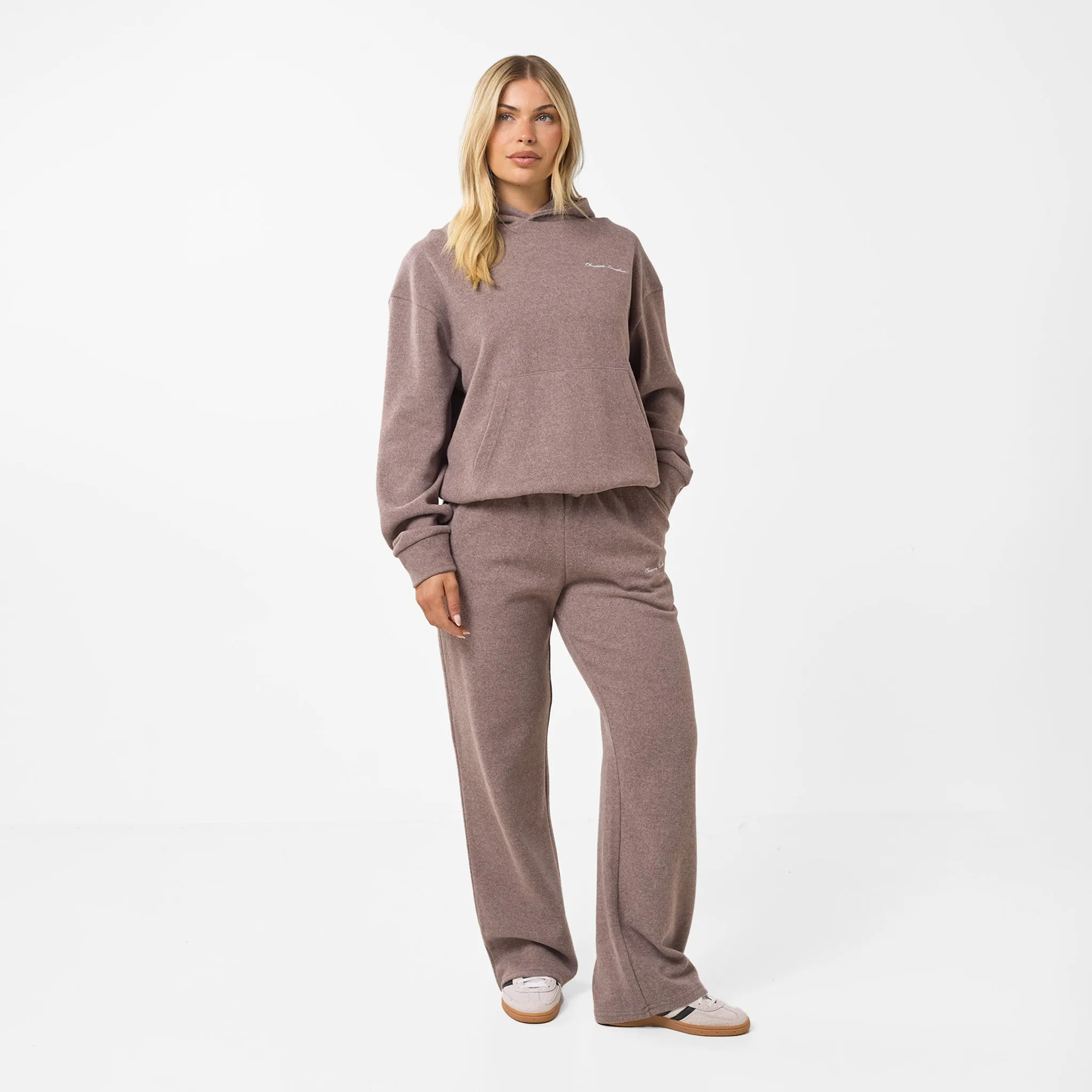 Soft Knit Tracksuit I Brown