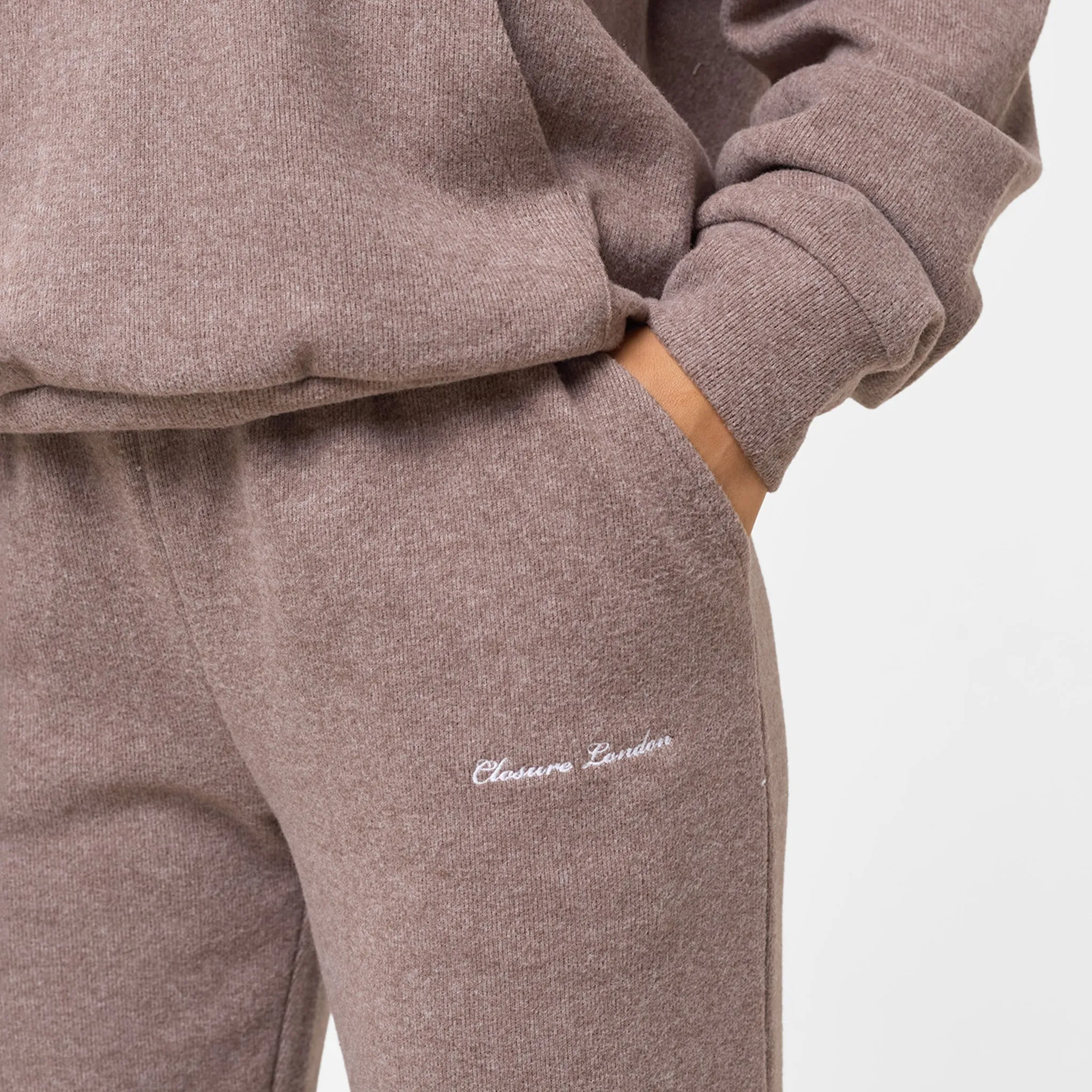 Soft Knit Tracksuit I Brown