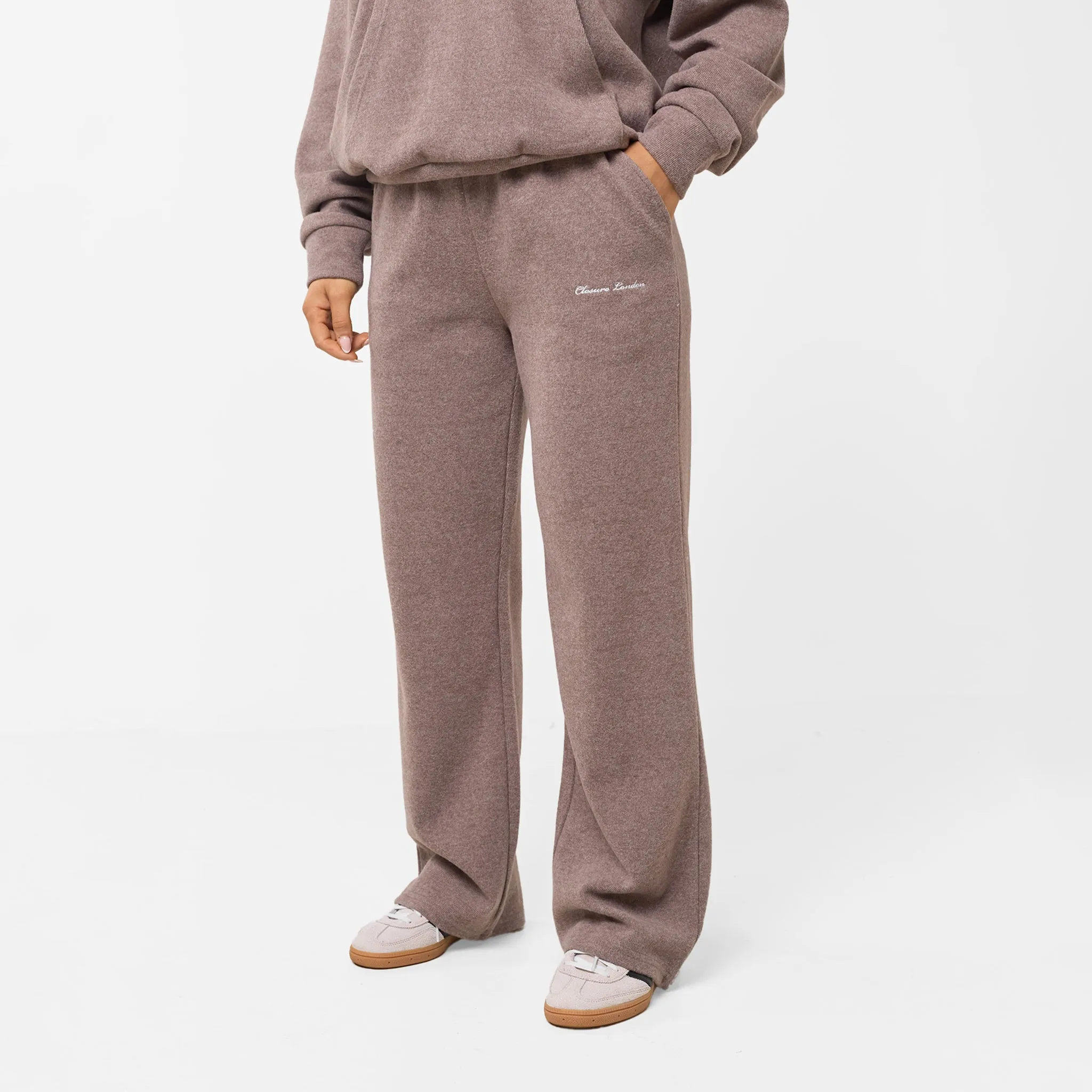 Soft Knit Tracksuit I Brown