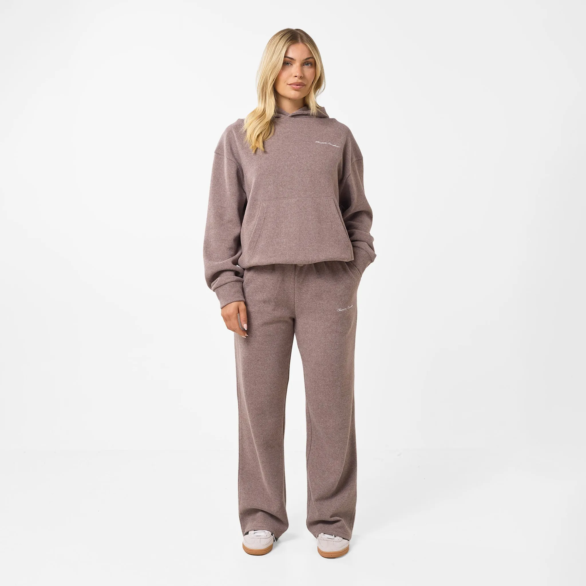 Soft Knit Tracksuit I Brown