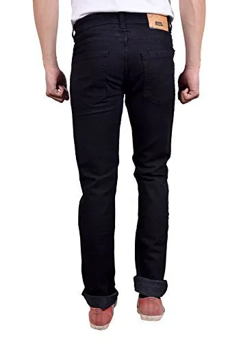 Studio Nexx Men's Denim Regular Fit Jeans (Black, Size - 36)