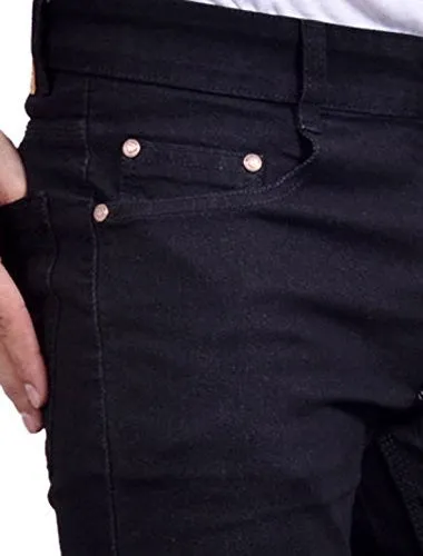Studio Nexx Men's Denim Regular Fit Jeans (Black, Size - 36)